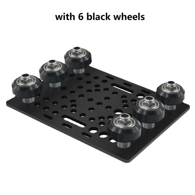 Conjunto V-Slot Gantry com Rodas - Acessórios para Impressoras 3D, Kits de Placa de Alumínio e Plat de 20-80mm