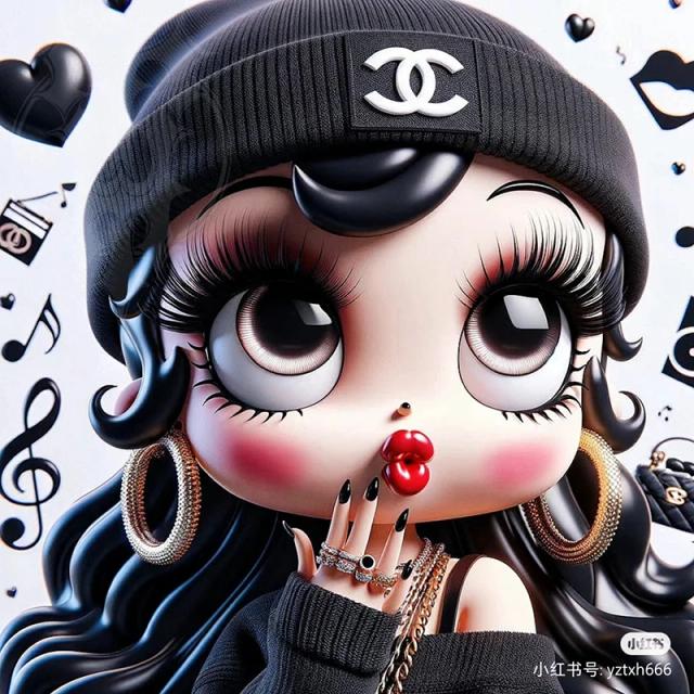 Kit de Pintura em Diamante Cartoon para Meninas - Bordados Manuais DIY para Decoração de Casa e Presentes Infantis com Betty Miss Stick