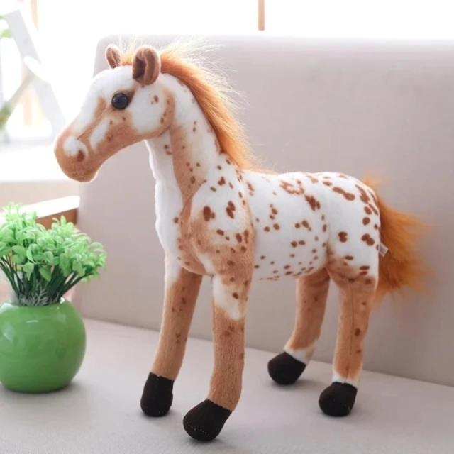 Brinquedo de Pelúcia Cavalo Criativo 28cm - Presente Perfeito para Crianças e Namorados