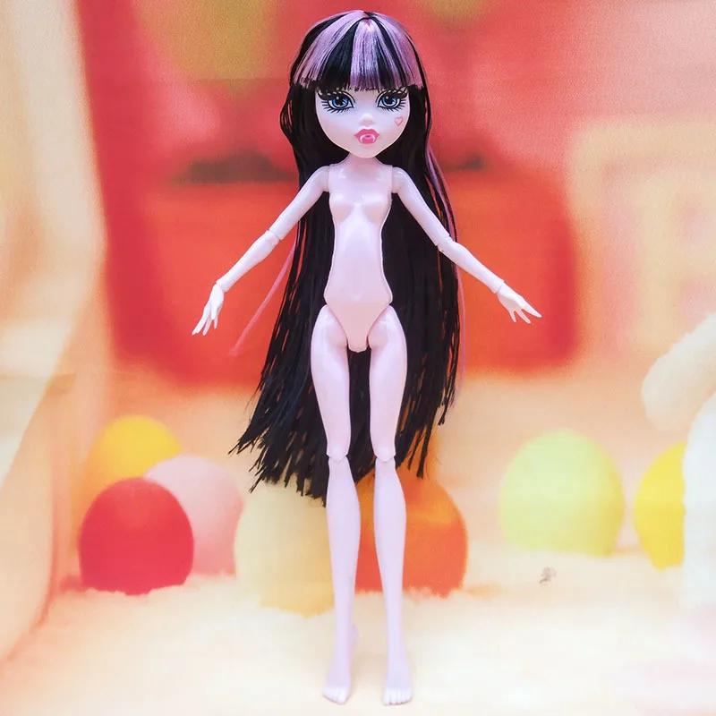 Multi-articular móvel monstro boneca corpo brinquedo monsterando bonecas do ensino médio 23cm corpo da boneca + cabeças de gato acessórios - Image 1