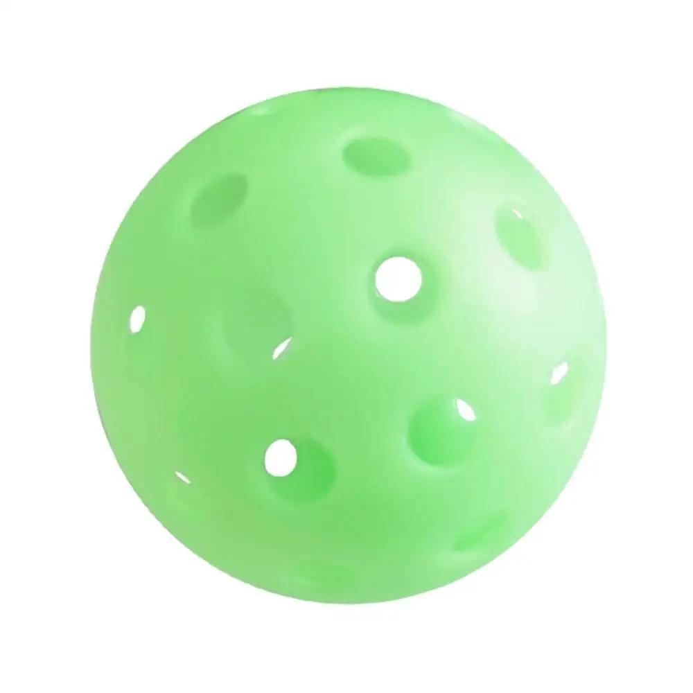 Noite luz brilhante Pickle Ball, Bola Verde com 40 Buracos, Esportes ao ar livre equipamentos, Pickleball Presentes - Image 1