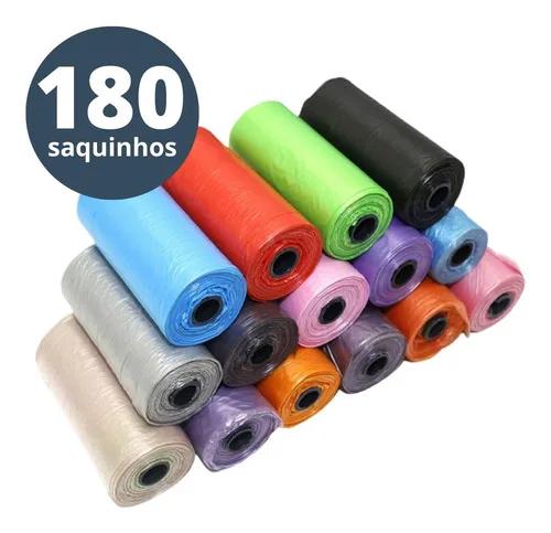 Kit 12 Rolinhos C/ 15 Sacos De Lixo Coco Pet Gato E Cachorro - Image 1