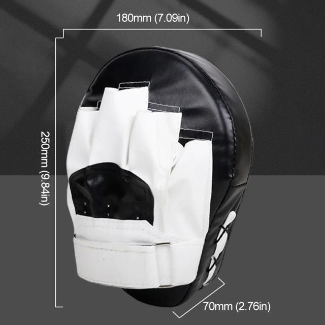 Alvo de Boxe Curvo em Couro PU para Treinamento de Artes Marciais - 1 Unidade