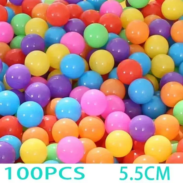 Bolas de Oceano Coloridas 100 Peças - Brinquedos Divertidos e Seguros para Crianças