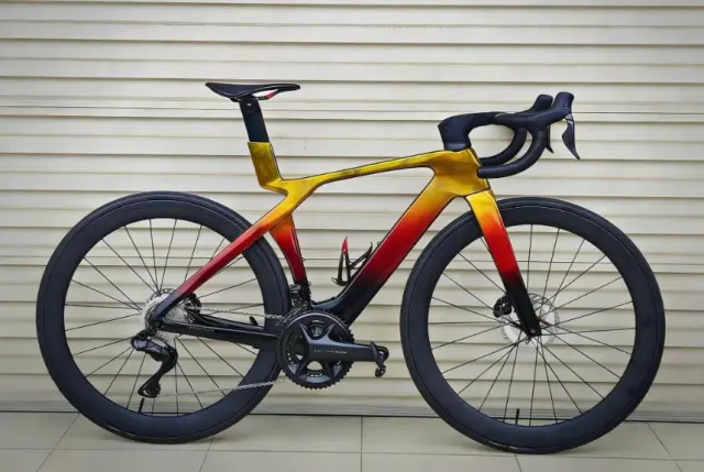 Quadro de Estrada de Carbono Aero Super Leve - 100 Cores