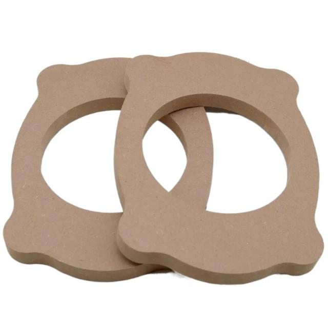 Kit de Adaptadores de Alto-Falante para Carro - Conjunto com Almofadas de Madeira 6x9 a 6.5 Polegada