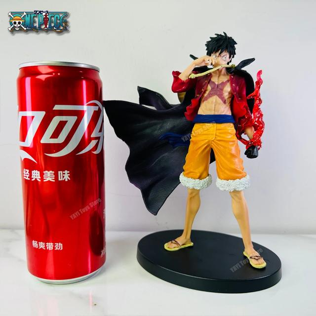 One Piece Monkey D Luffy Deus do Sol Nika Figura de Ação 17cm Colecionável PVC