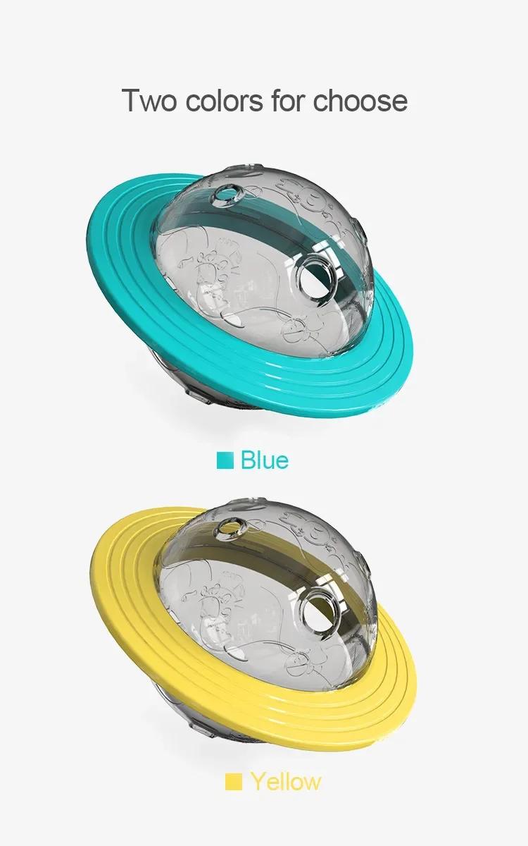 Alimentador Interativo de Alimentos para Animais De Estimação, Brinquedos Engraçados, Acessórios para Animais De Escapamento, Ufo Cães - Image 1