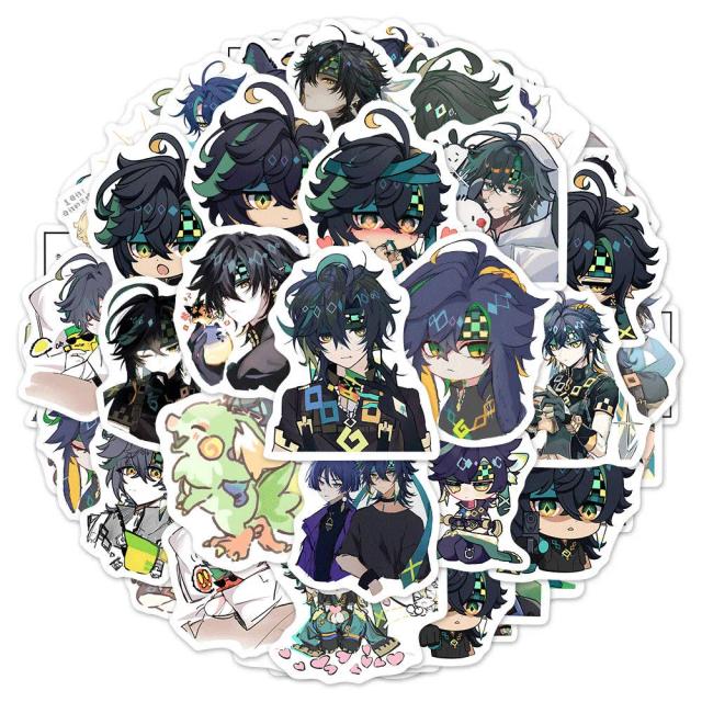 Sunsyea Genshin Impact Merch Adesivos Kinich 66 Peças