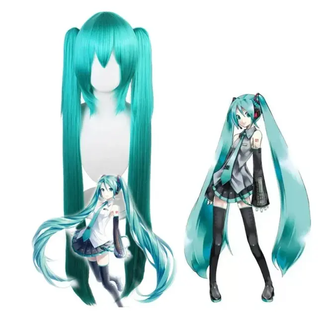 Miku Cosplay Conjunto Completo em Couro Prata - Traje Premium