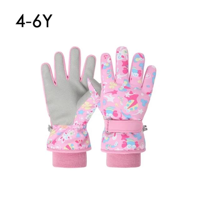 Luvas de Inverno Infantis Impermeáveis para Meninos e Meninas - Proteção Térmica e Segurança