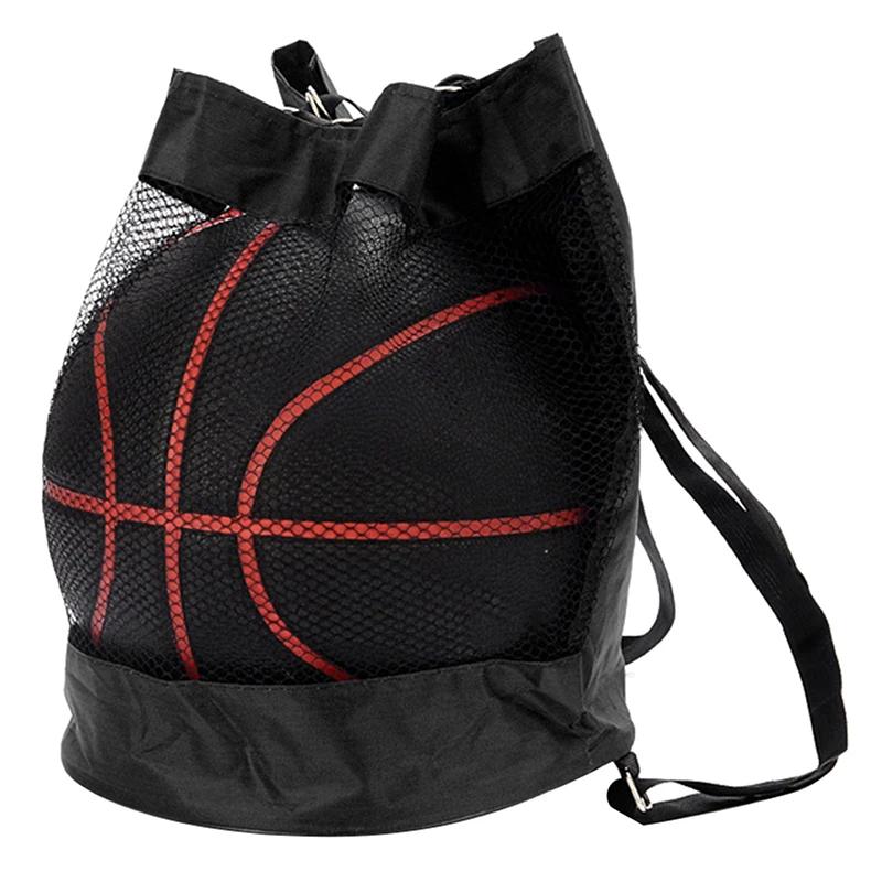 Mochila De Armazenamento De Cordão, Voleibol, Bola De Futebol, Basquete, Ombro, Saco De Mensageiro, Equipamentos Esportivos, Meia Rede - Image 1