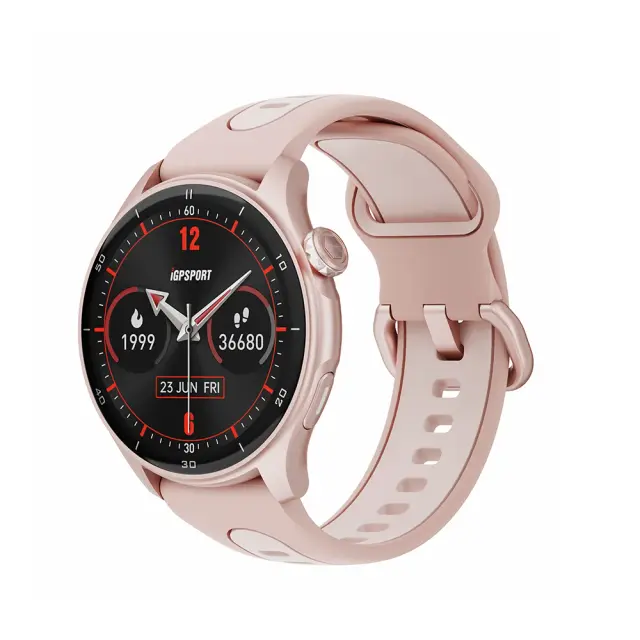 IGPSPORT LW10 Smartwatch 1.43" AMOLED GNSS GPS Bluetooth Calls 50+ Sports Modes Heart Rate SpO2 Monitor
