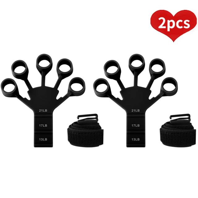 Fortalecedor de Dedos e Mãos 2 Peças - Aderência e Força Muscular