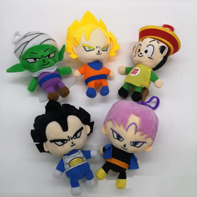 Saiyan Goku Pelúcia 10cm Coleção de Personagens Anime