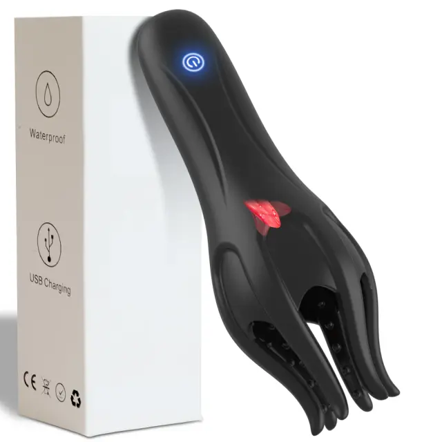 Masturbador Masculino Glans Vibratório Oral Blowjob Resistência Duradoura