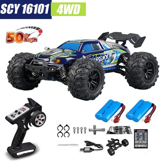 ZWN 16101PRO Carro RC Brushless 4WD Off-Road 70KM/H+ 1:16