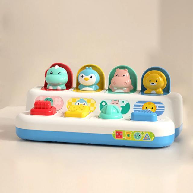 Brinquedo Pop Up Bebê Causa e Efeito Montessori 25cm