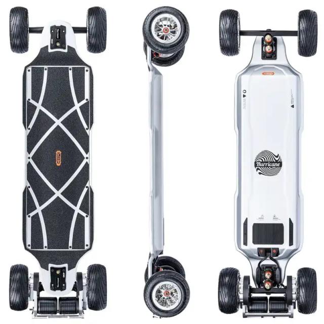 Meepo Vader Hurricane Carbon-Limited 7000W Skate Elétrico 52kph 31mi GearDrive 3K Carbon Deck