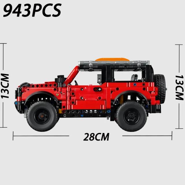 Ford Bronco SUV 2025 Kit de Construção 943 Peças