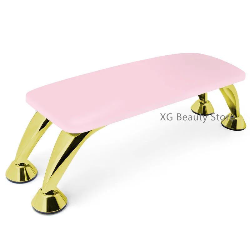 Couro prego mão resto stand, ferramenta manicure, travesseiro, descanso de braço, pulso, artista, multifunções, 1pc - Image 1