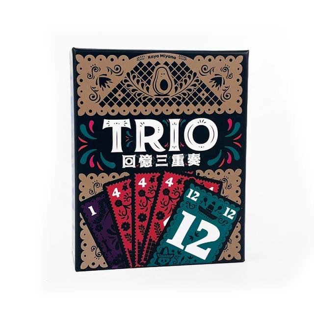 Jogo de Cartas Trio Jogo de Tabuleiro Diversão Estratégica