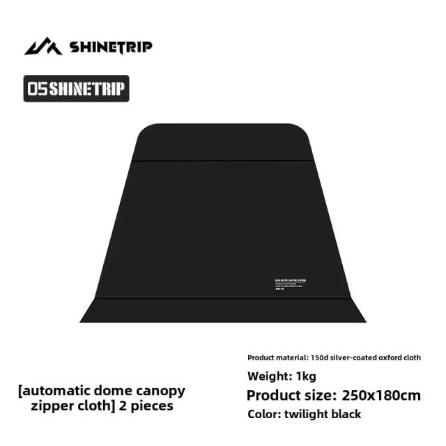 ShineTrip Tenda de Cúpula Automática Grande Acampamento à Prova D'água Dossel Revestido de Prata