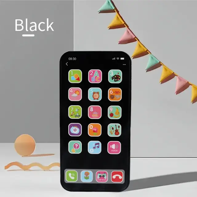 Apple Brinquedo de Celular Infantil Máquina de Música e História com Som e Luz