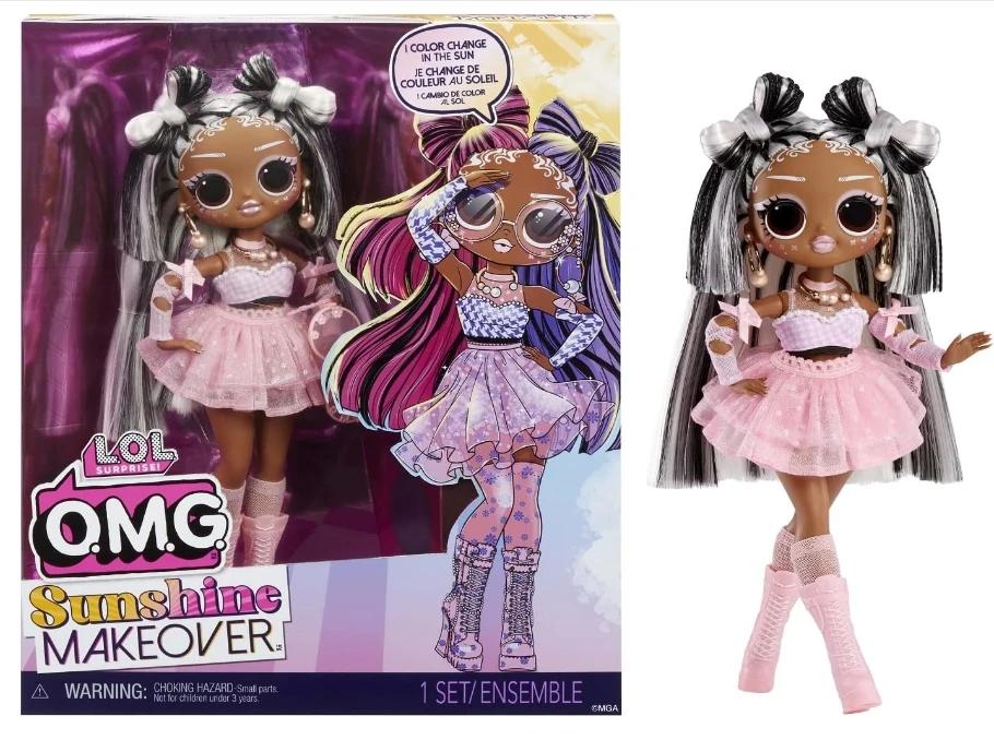 Novo LOL Surpresa! OMG Sunshine Bolha Colorida DJ Moda Boneca Cabelo Colorido Moda Múltipla Surpresa Presente Infantil - Image 1