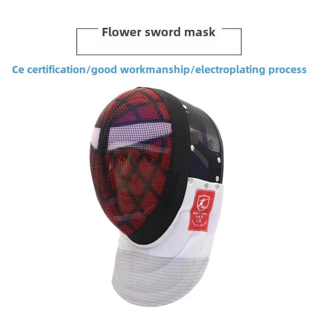 Máscara de Esgrima Yinsheng 350N Removível CE Certificada para Treinamento de Artes Marciais
