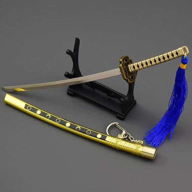 Mikazuki Munechika Modelo de Arma Metal Katana 22.5cm