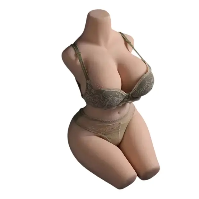 Qubanlv Boneca Realista Meio Corpo com Vagina, Bunda Grande e Seios - Produtos Eróticos