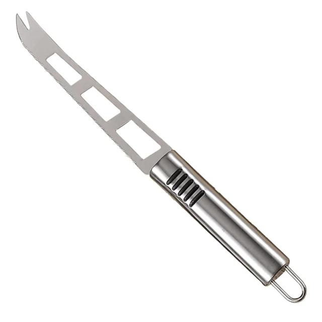 Faca de Queijo Aço Inoxidável Multifuncional para Cozinha e Pizza