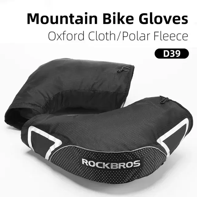 Luvas de Ciclismo Rockbros para Inverno: Resistentes à Água e à Vento para Mountain Bike e E-Bike