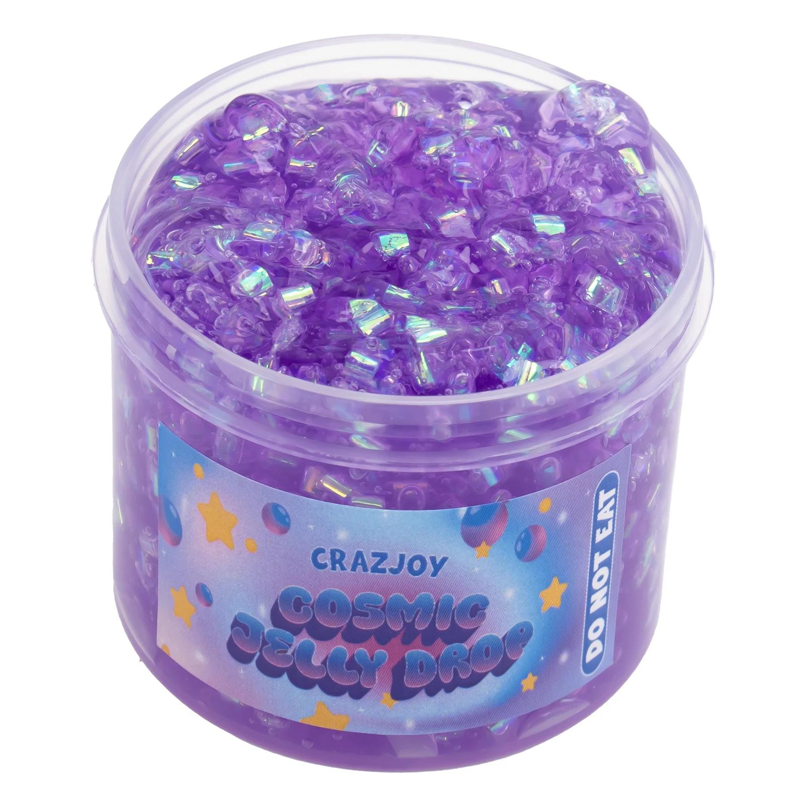 2.37oz cristal slime-contas de plástico glitter diy conjunto de slime crocante super macio lama não pegajosa para crianças ideal festa de aniversário favor - Image 1