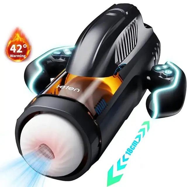 Leten Masturbador Automático Masculino com Aquecimento e Sucção 112mm