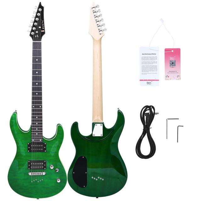 Irin R-371 Guitarra Elétrica Captador Duplo Ondulação de Água Profissional