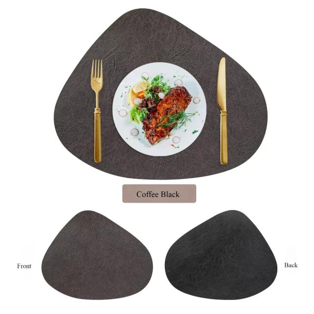 Placemats de PU Dupla Face 42.5x34cm - Impermeáveis e Antiderrapantes