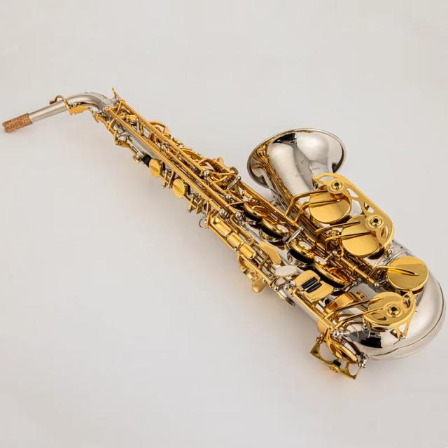 Aw Saxofone Alto AW037 Niquelado Profissional