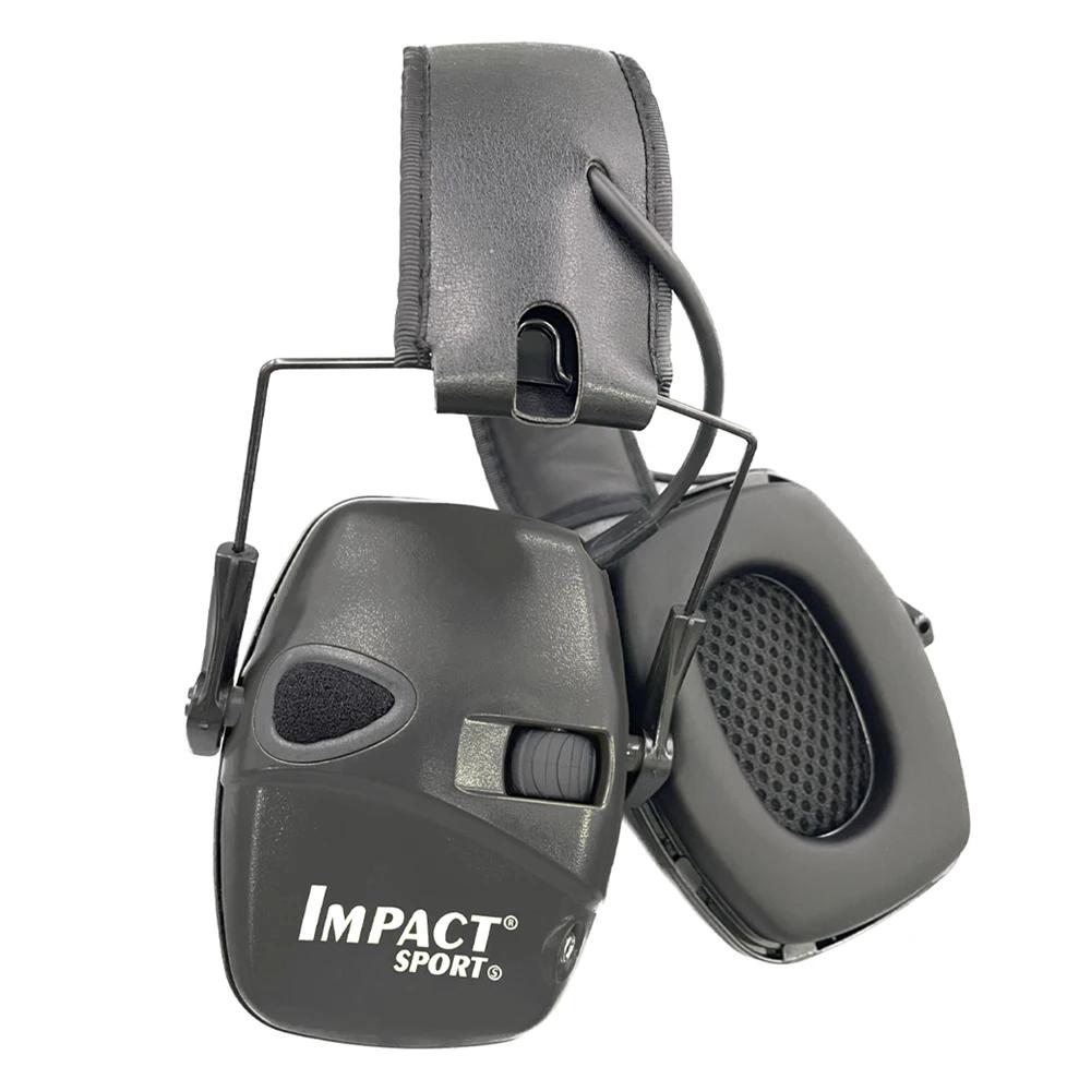 Anti-Noise Shooting Earmuffs, Fone De Ouvido Tático, Amplificação De Som De Impacto, Proteção De Ouvido, Esportes Ao Ar Livre, 1Pc - Image 1