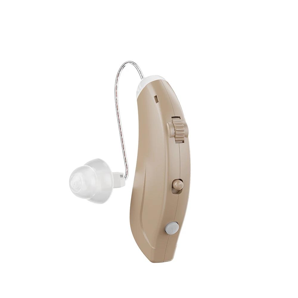 Aparelho auditivo digital recarregável bte com bluetooth surdo mini amplificador de som transporte da gota - Image 1