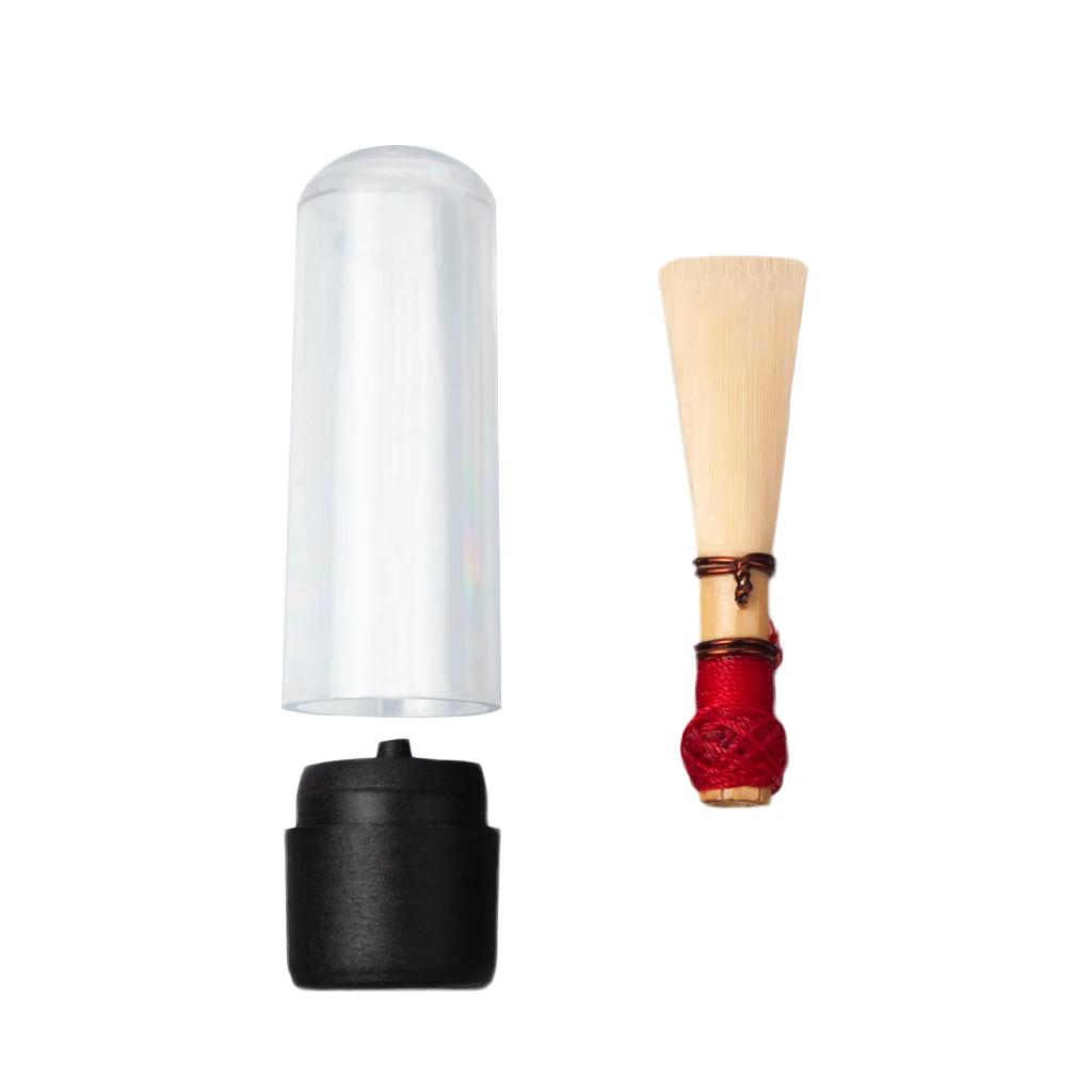 1pc/5 pçs bassoon juncos dureza médio com caso woodwind instrumento musical bassoon peças bocal reed peças acessórios - Image 1