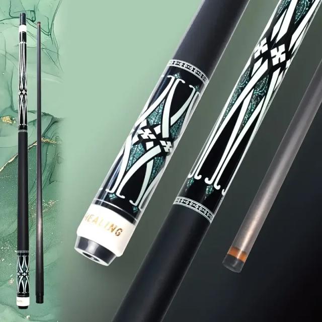 Okhealing Taco de Bilhar Fibra de Carbono 11.8mm 1474mm 19-20oz Preto