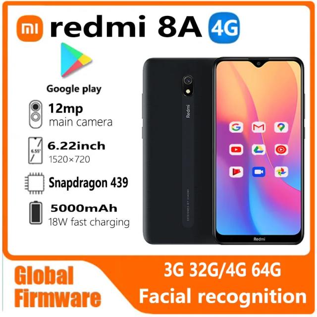 Xiaomi Redmi 8A Smartphone 4G 64GB Global 5000mAh 6.22" Snapdragon 439