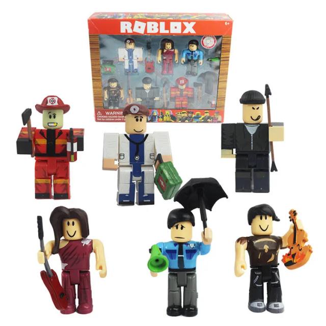 Roblox Modelo de Jogo 6-9cm com Acessórios - Brinquedo Infantil para Presente de Aniversário