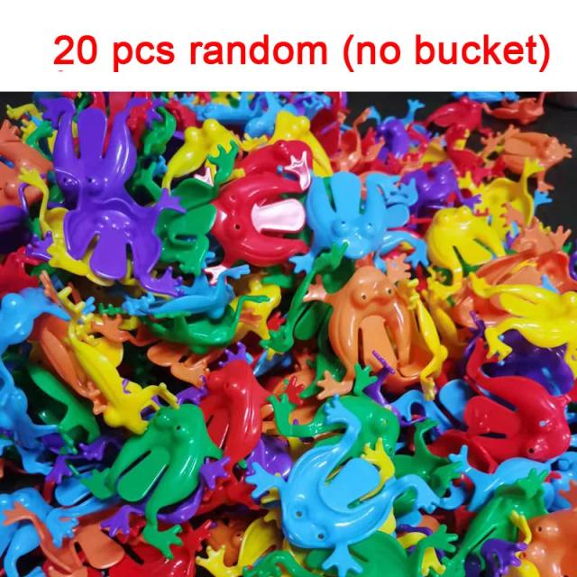 Jumping Frog Brinquedos Anti-stress para Crianças 10-20Pcs