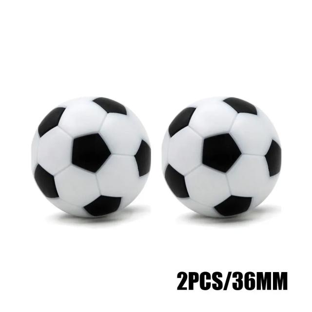 2 Pçs Bola de Futebol de Mesa 36mm Resina Jogo Babyfoot Pai-Filho