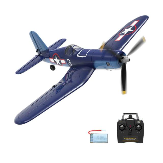 Avião F4U Corsair RC 2.4GHz 4CH 400mm Envergadura RTF