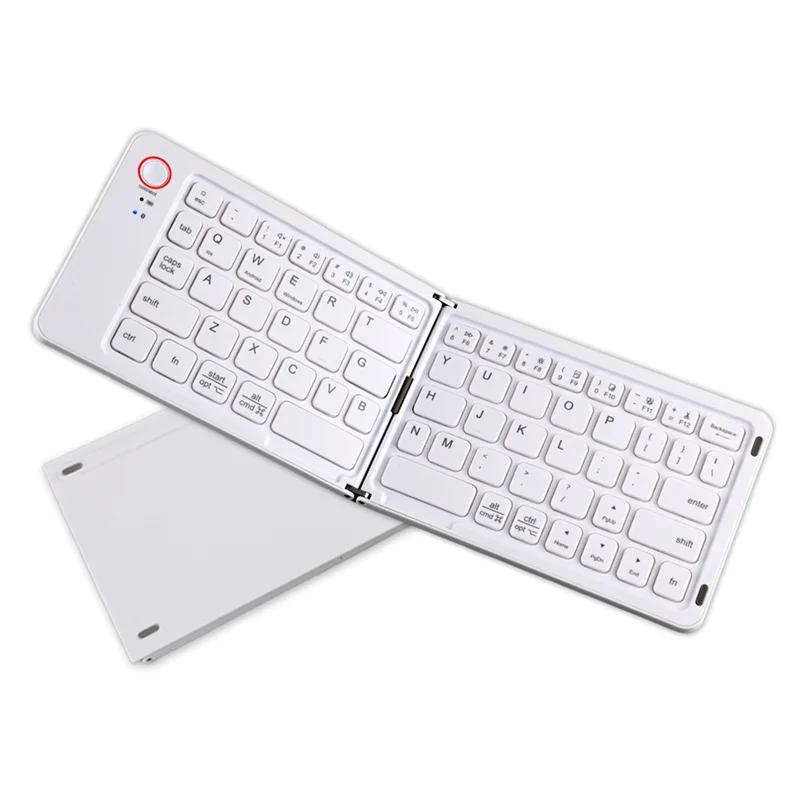 Teclado dobrável bluetooth portátil, acessórios de computador, apto para ios, android, windows, tablet, telefone móvel - Image 1
