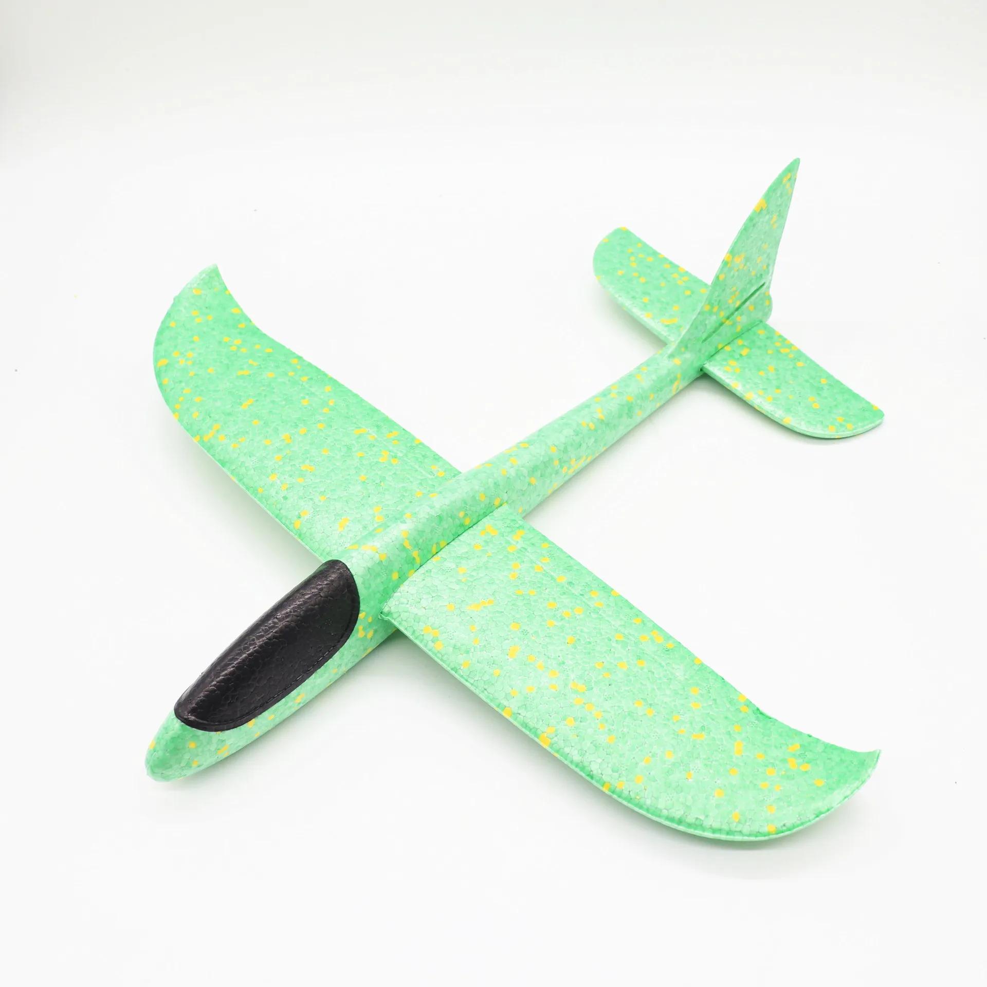 Brinquedo de avião de espuma grande para crianças, planador à mão, interação pai-filho ao ar livre, presente engraçado do menino, 48cm - Image 1